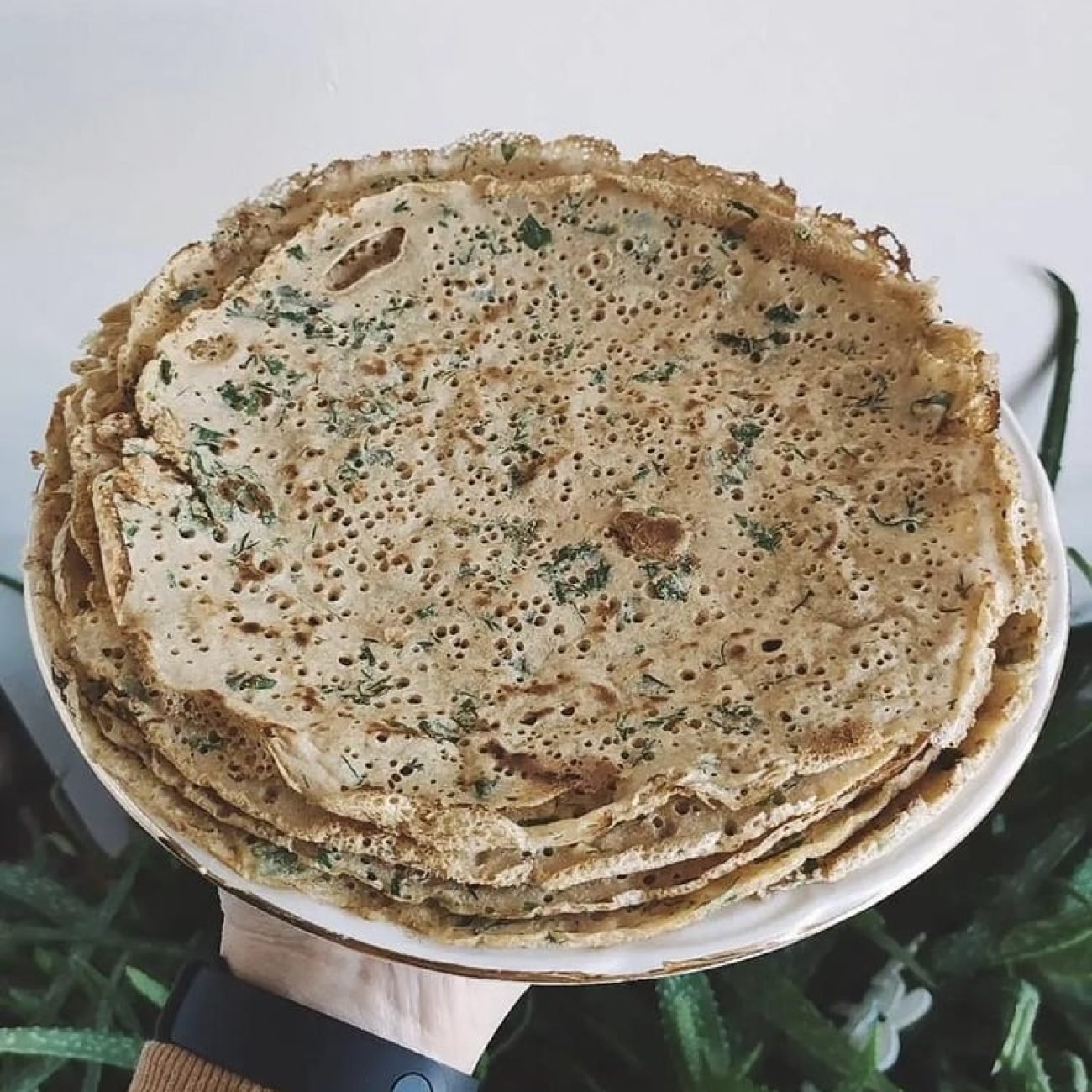 Glutensiz Dereotlu Krep