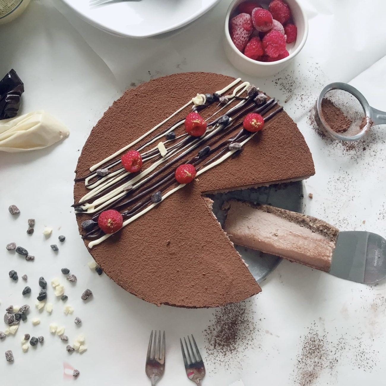 Bol Çikolatalı Cheesecake
