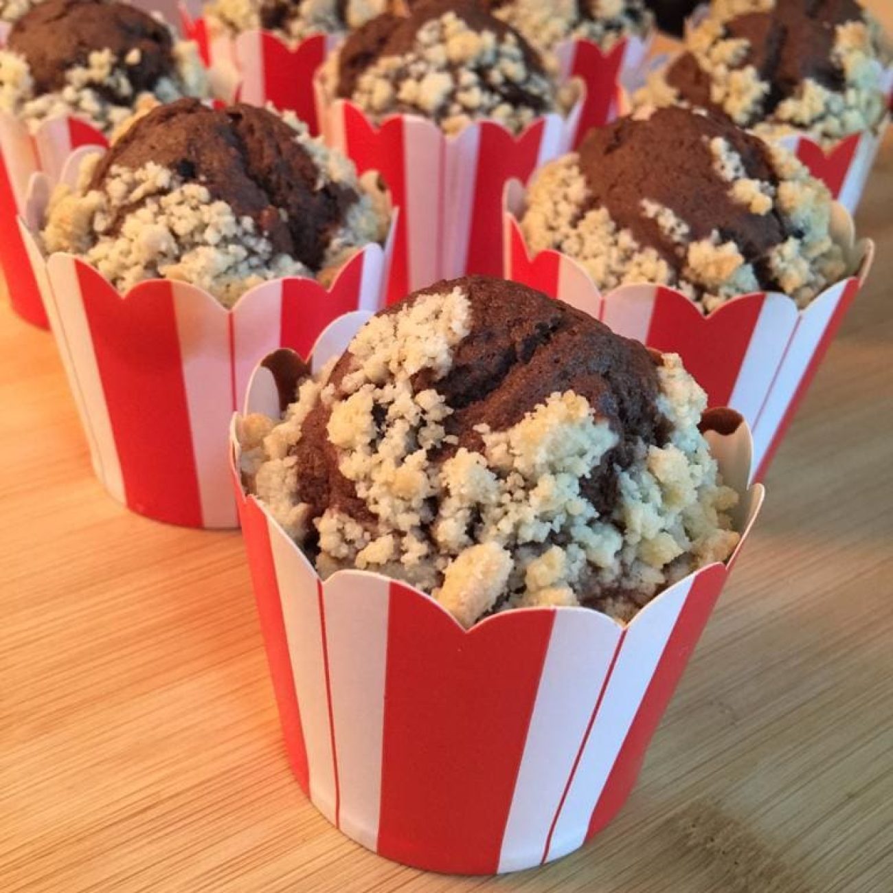 Kırıntılı Çikolatalı Muffin