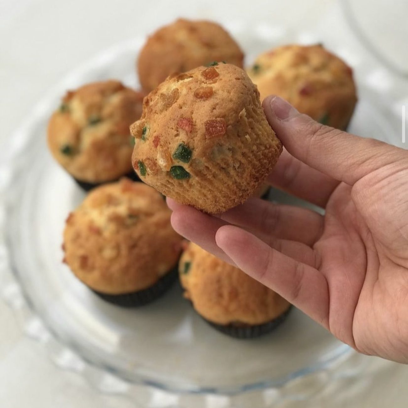 Kuru Meyveli Muffin Kek