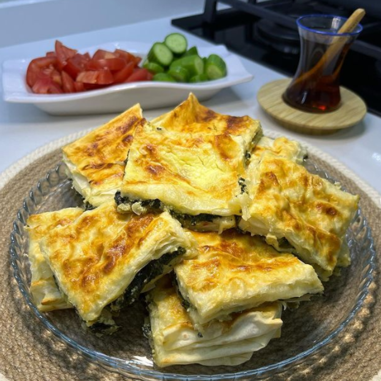 Ispanaklı Kolay Su Böreği