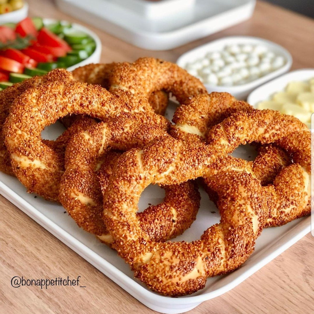 Pastane Usulü Çıtır Simit