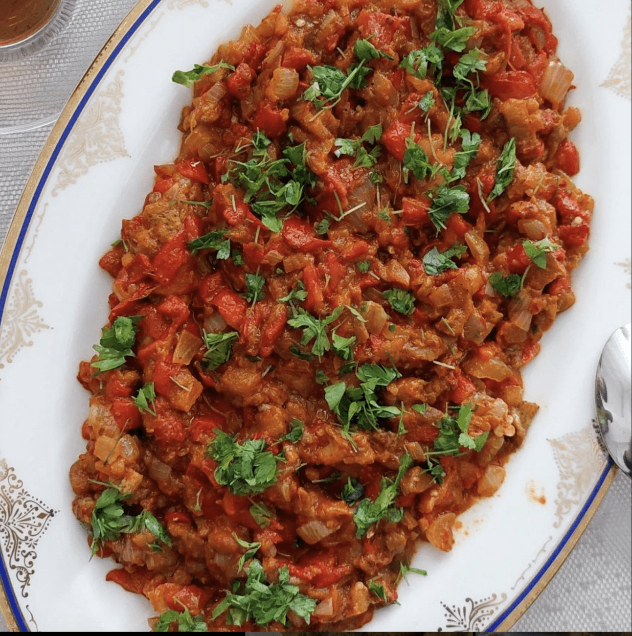 Köz Patlıcan Kavurması